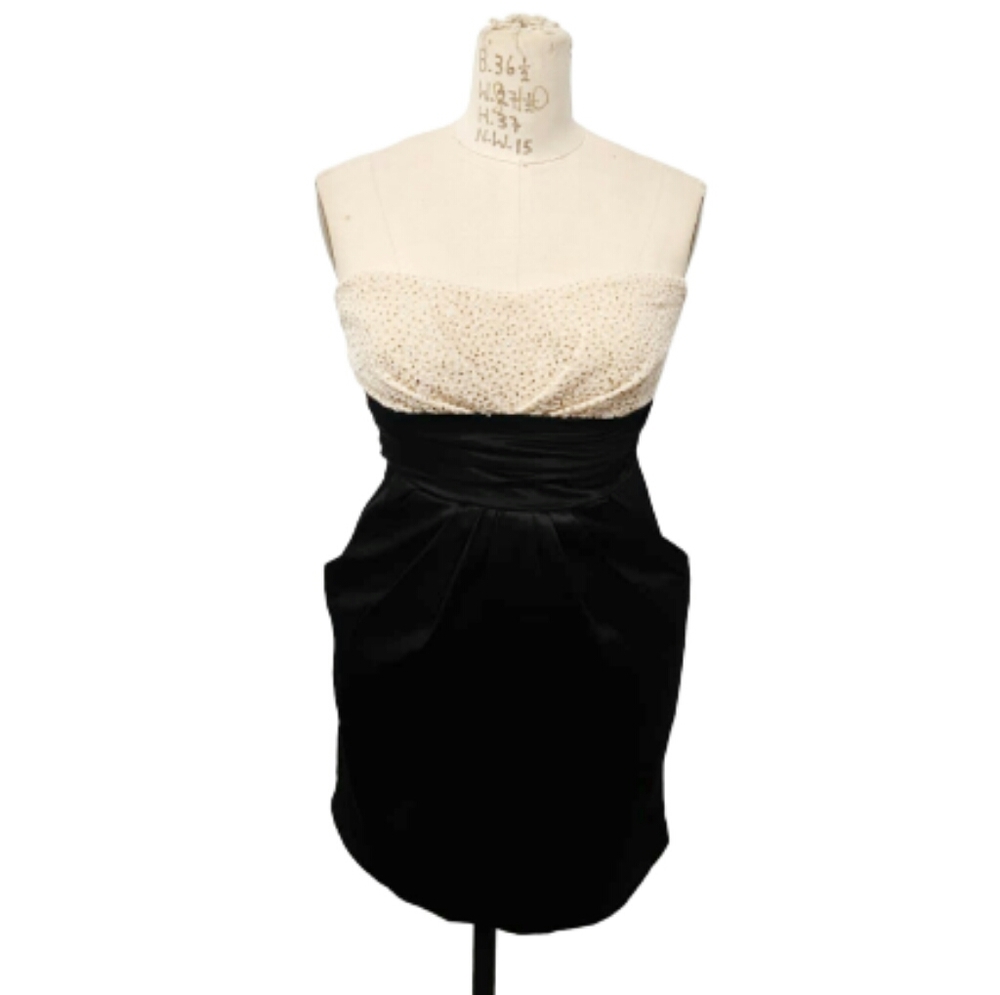 G.L.A.M strapless  Cocktail party dress